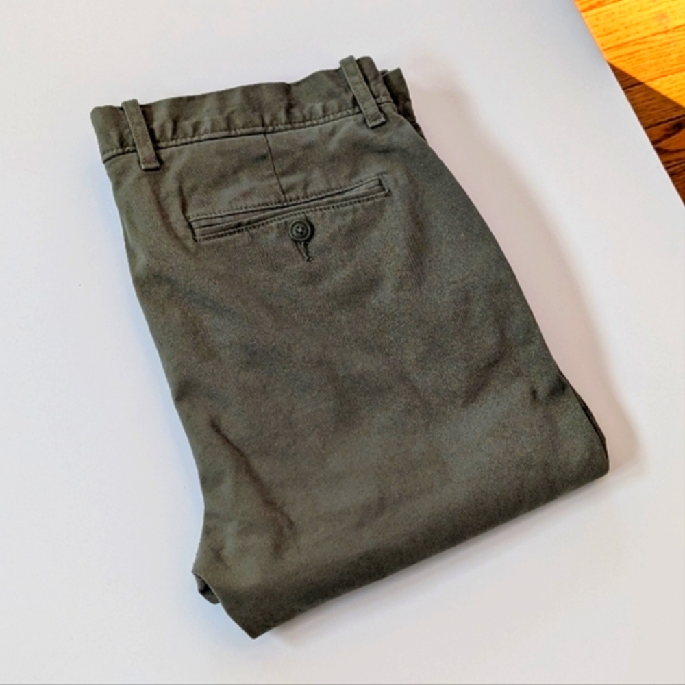 J. Crew Olive Green 250 Skinny Men's Chino